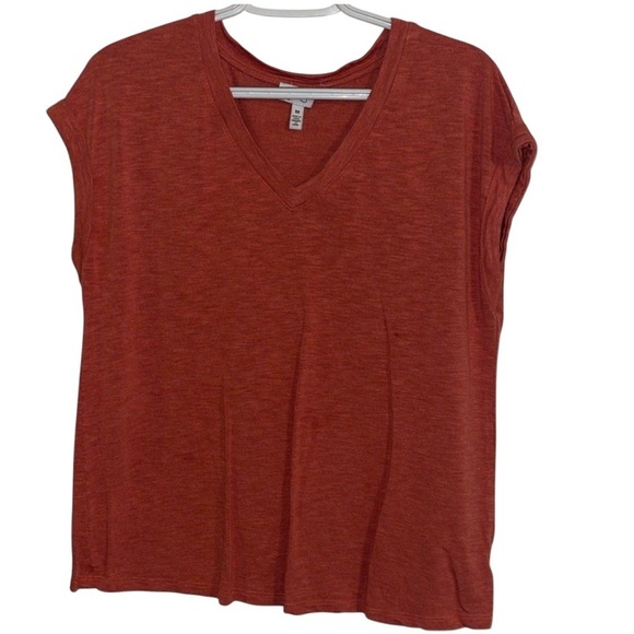 JESSICA SIMPSON RUST TEE SHIRT - Picture 1 of 4